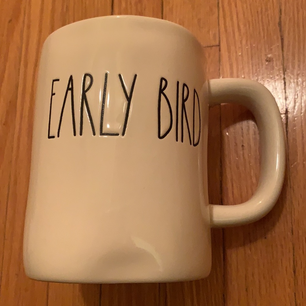 New Rae Dunn Older EARLY BIRD Mug